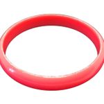 3 Bohemian Peach Pink Coral Plastic/Acrylic Bangle Bracelets Photo 4
