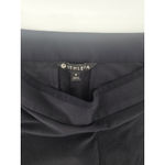 Athleta  Womens 4 Black Tribeca Wide Leg‎ Crop Side Zip High Waisted Pants Photo 3