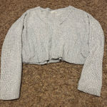 LA Hearts  light blue cropped sweater Photo 0