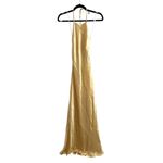 Reformation  Jeany Backless Silk Formal
Long Maxi Dress Sunshine Yellow size XLP Photo 4