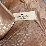 Kate Spade  Canvas Striped Zipper Travel Bag Photo 5