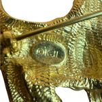 Kenneth Jay Lane KJL Rhinestone Multicolor Scottish Terrier Dog Brooch Photo 2