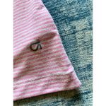 Gap Fit Pink Cream Stripe Breathe Racerback Athletic Tank Top Medium Photo 5