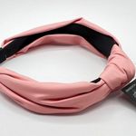 Inc International Concepts Vinyl Knotted Headband in Pink NWT MSRP $25 Photo 1