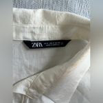 ZARA  Pearl Detail Buttondown Blouse Photo 4