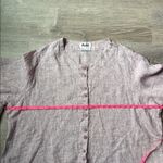 Flax  linen button down top Photo 4