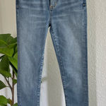 AGOLDE Sophie High-Rise Cropped Skinny Jeans with Chewed Hem Size 24 Photo 1