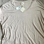 Andrea Jovine NWT  Woman tan scoop neck long & flowy buttery soft sweater size 2X Photo 1