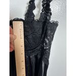 Vintage OLGA Nightgown Black 32 Full Length Underwire Lace Bra 92240 Nylon Photo 11