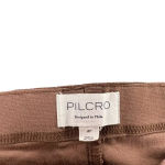 Pilcro NWT  Brown Velvet Pull-On Mid-Rise Retro Flare Jeans Pants Women's Size 27 Photo 6