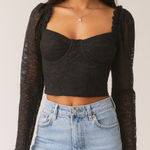 ASTR  The Label Lace Bustier Top Black‎ XS Photo 0