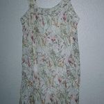 Max Studio  M Ivory Red Botanical Dress Photo 0