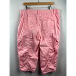 Women’s Style & Co Size 16 Bubblegum Pink Cargo Capri Pants Photo 2