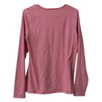 Lands' End  Women Size Small Christmas Holiday Snowflake Long Sleeve Shirt Stretch Photo 1