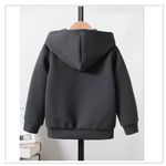 SheIn Young Boy Letter Patched Kangaroo Pocket Hoodie Photo 1