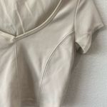 Aerie  Ribbed Goals Cream Top Size Xs  Photo 3