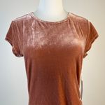 Reformation NWT  Brecken Velvet Knit Midi Dress Dusty Pink Size M Photo 5