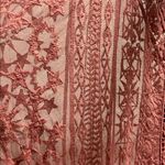 Indigo Blue 2 Piece  Lace Kaftan Dress in Dusty Rose Photo 13