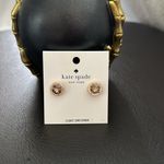 Kate Spade  New York She Has Spark Studs Earrings Gold Quartz NWT $59 Photo 2
