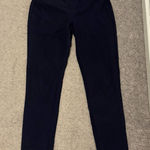 Michael Kors Michael  Dark Blue Pants with Gold Accents and Back Pockets Photo 0