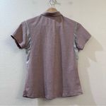 Outdoor Voices Players Short Sleeve Polo Shirt Size Small Mauve Photo 5