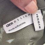 ASOS | Olive Green Button Down Blouse Sz 4 Photo 5