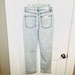 We Wore What HighRise Curvy Crop Jeans Ripped Knees Distressed Super Light Wash 29 Photo 5