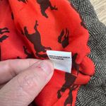 Elizabeth McKay Wool Blend Quilted Herringbone Vest Horse Lining Gray Women’s S Photo 3