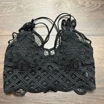 Women’s Small Black Pineapple Bralette Photo 0