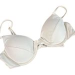 Knight White Adjustable Strap Tie Back Summer Beachy Bikini Top Women Sz L Size L Photo 0