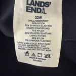 LANDS END Navy Blue Polka Dot V Photo 5