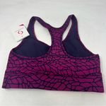 Moving Comfort  Switch it up Racer sports bra in Currant Woven size XS NWT Photo 3