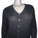 Lord and Taylor Lots & Taylor Ribbed V Neck Buttoned Duster Cardigan Photo 2