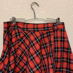 SheIn  buffalo Plaid mini skirt sz L holiday Christmas academia schoolgirl preppy Photo 3