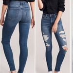 American Eagle Abercrombie & Fitch Simone High Rise Super Skinny Distressed Jeans Photo 1