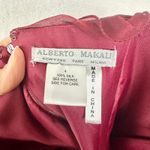 Alberto Makali Vintage  Y2K Bubble Hem Strapless Silk Dress Size 4 Vampire Photo 4