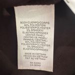 Evan Picone Chevron Sheath Sleeveless Dress Women's 8 Black Purple Career Knit Photo 7