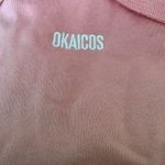 OKAICOS Coral Gradient Dyed Hoodie Small NWT Pink Photo 2