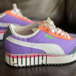  Roma Amor Logo Luminous Purple/Puma White/Dark Denim size 6 sneakers EUC Photo 5
