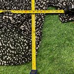 Jennifer Lopez Women's plus size black and white lightweight animal print blouse Photo 3