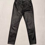 a.n.a  black faux leather skinny jean pants Photo 2