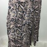 ALLSAINTS  Tate Misra Snake Print Maxi Dress Asymmetric Photo 11