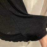 Vintage Y2K jersey slinky black elastic waist pull on skirt mini whimsigoth Size M Photo 3