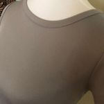 Forever 21 Cute Worn Gray Short Sleeve Crop Top Photo 5