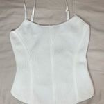 Babaton  Sculpt Knit Moma Tank Small, From Aritzia, Light Gray, Bustier/Corset Photo 1