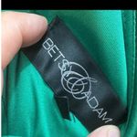 Betsy and Adam Betsey & Adam Emerald Green Dress One Shoulder Ruffle Cocktail Party size 6 Photo 4