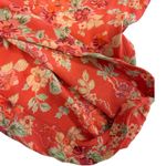 April Cornell Vintage Cottage Core Floral Dress Red Size M Photo 7