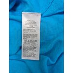 J.Crew Teddie Sweater Long Sleeve Turquoise Blue 100% Cotton Sz XL Photo 4