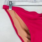 J.Crew NWT Ribbed-Trim Hipster Full-Coverage Bikini Bottom Pink Size XL NEW Photo 1