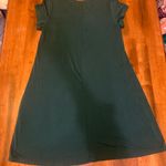 Market & Spruce  Dress XL Forest Green Mini T-shirt Short sleeve Photo 3